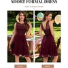 image:imageBeryLove Womens Boat Neck A Line Sleeveless Lace Formal Homecoming DressBurgundy