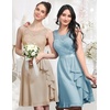 image:imageBeryLove Womens Boat Neck A Line Sleeveless Lace Formal Homecoming DressChampagne