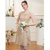 image:imageBeryLove Womens Boat Neck A Line Sleeveless Lace Formal Homecoming DressChampagne