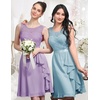 image:imageBeryLove Womens Boat Neck A Line Sleeveless Lace Formal Homecoming DressLavender