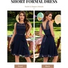 image:imageBeryLove Womens Boat Neck A Line Sleeveless Lace Formal Homecoming DressNavy