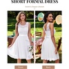 image:imageBeryLove Womens Boat Neck A Line Sleeveless Lace Formal Homecoming DressWhite