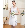 image:imageBeryLove Womens Boat Neck A Line Sleeveless Lace Formal Homecoming DressWhite