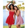 image:imageBeryLove Womens Sparkly Homecoming Formal Teen Cocktail Mini Prom DressRed
