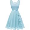 image:imageBeryLove Womens Boat Neck A Line Sleeveless Lace Formal Homecoming DressLight Blue