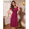 image:imageBeryLove Prom Dress for Teens Sequin Formal Party Dress Flutter Short Sleeve Wedding Cocktail Evening DressRose