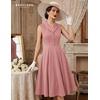 image:imageBeryLove Vintage 1950s Midi Cocktail Dresses for Women Wedding Guest ClassyBlush