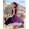 image:imageBeryLove Vintage 1950s Midi Cocktail Dresses for Women Wedding Guest ClassyGrape
