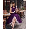 image:imageBeryLove Vintage 1950s Midi Cocktail Dresses for Women Wedding Guest ClassyGrape