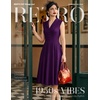 image:imageBeryLove Vintage 1950s Midi Cocktail Dresses for Women Wedding Guest ClassyGrape