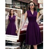image:imageBeryLove Vintage 1950s Midi Cocktail Dresses for Women Wedding Guest ClassyGrape