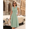 image:imageBeryLove Vintage 1950s Midi Cocktail Dresses for Women Wedding Guest ClassyLight Green