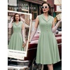 image:imageBeryLove Vintage 1950s Midi Cocktail Dresses for Women Wedding Guest ClassyLight Green