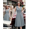 image:imageBeryLove Vintage 1950s Midi Cocktail Dresses for Women Wedding Guest ClassyLight Grey