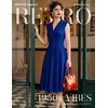 image:imageBeryLove Vintage 1950s Midi Cocktail Dresses for Women Wedding Guest ClassyRoyal Blue